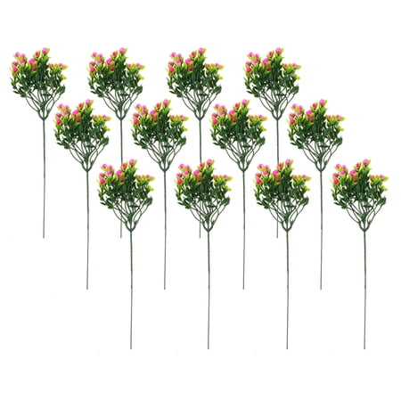 FRCOLOR 12pcs Simulation Flower Bouquet Artificial Flowers Bouquet Bridal Bouquet for Wedding