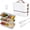 lvory White- 3 Layers, variant on CSONGAZA Self Cooking Electric Lunch Box, Portable Food Warmer for On-the-Go,Mini Rice Cooker 2 Layers 800ML Heated Lunch Box for Home Office Cook Food White