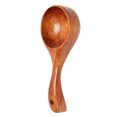 thumbnail image 3 of Oubit Wooden Porridge Spoon,Wooden Porridge Spoon Comfortable Wooden Dipper Ladle Kitchen Utensil Smart Functionality, 3 of 9