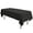 Black, variant on Gowinex Black 58" x 102" Lamour Satin Rectangular Tablecloth