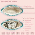 thumbnail image 5 of XYZCANDO Christmas Santa Print Padded Shoulder Handbag Large Capacity Quilted Handle Tote for Holiday Shopping Travel Work Daily Use with Roomy Compartment, 5 of 7