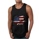 thumbnail image 1 of Tanques para Hombre de Verano Suelto Chaleco Impresión Deportivo Cuello Redondo, Camisa sin Mangas Casual para Al Aire Libre Y Diario, 1 of 4