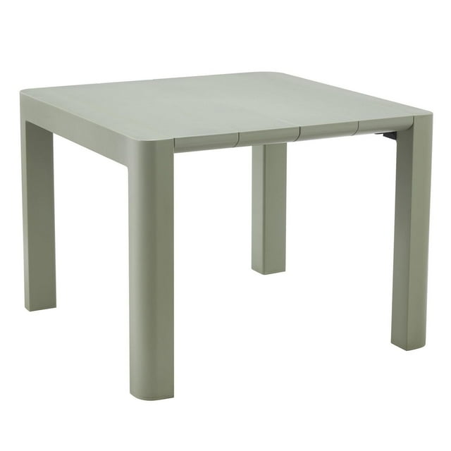 Table de patio carrée Patioflare, 40 pouces, verte