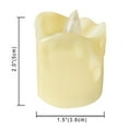 thumbnail image 4 of Candle Choice Flameless LED Battery Operated Votive Candles 1.5"(D)x2"(H) 12-Pack Long Battery Life, 4 of 4
