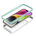 thumbnail image 3 of Designed for Apple iPhone 15 Pro Exotic Design Fashion Hybrid Dual Layer Rugged Bumper Frame Hybrid Shockproof Rubber TPU Defender Phone Case Cover [Zigzag Chevron], 3 of 4