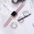 thumbnail image 2 of Adecuado para Apple Single Row Drill Case Apple Watch 8 7se 6 5 4321pc Funda protectora galvanizada de medio paquete, 2 of 6