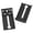 Black-1.77 Inch-10, variant on 12 Inch Black 2 Pair Soft Close Drawer Slides Hardware