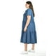 thumbnail image 2 of Vestido denim Roman Fashion /Tallas Extras, 028 (Mezclilla oscura) azul oscuro 38, 2 of 7