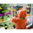 thumbnail image 6 of 6pcs Halloween Gel Window Clings - Pumpkins Witch Bats Spider Window Decors, 6 of 7