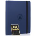 thumbnail image 1 of Carpeta Fabmaker Premium con 9 compartimentos para 540 tarjetas, color azul marino, 1 of 7