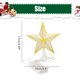 thumbnail image 3 of Árbol De Navidad Estrella Topper Luces Usb Árbol De Navidad Lámpara De La Parte Superior Del Árbol Luces Decorativas Con Pilas Para La Decoración Del Hogar O La Barra Monstrate HA038994-00, 3 of 6