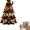 1PCS F, variant on DIY Halloween Quilted Fabric Tree Kit - 3D Layered Fabric Tree Quilting Sewing Art Craft kit - Handmade Halloween Holiday Tree for Home Decor