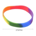 thumbnail image 2 of IFANLANDOR 10 Pcs Bracelet en Silicone Coloré Design Multi-Rond pour Fêtes, 2 of 7