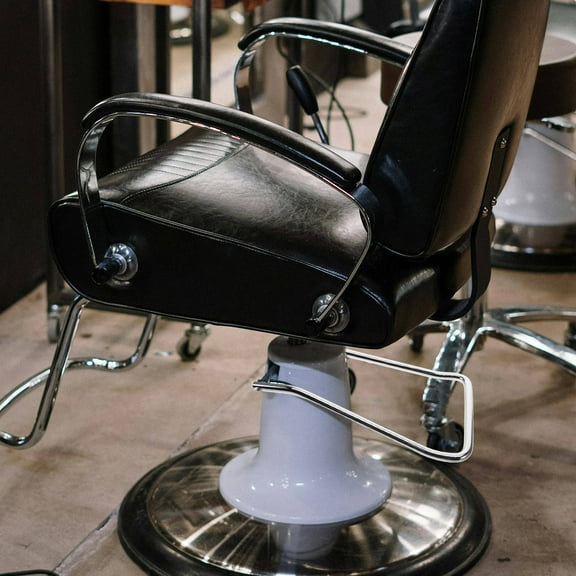 Niceauty Massage Chair Parts Silver Alloy Footrest for Professional Stylists and Beauty Salon Equipment 1Set