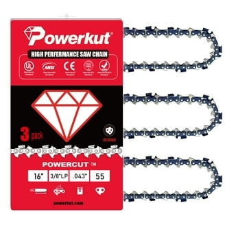 Landgoo 4Pack 8 Inch Chainsaw Chain 3/8