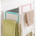 thumbnail image 3 of Sokhug 4 PCS Modern Kitchen Over Cabinet Plastic Towel Rack, Hang on Inside or Outside of Doors, Storage and Organization for Hand and Dish Towels, Rag, 3 of 6