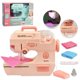 thumbnail image 4 of Máquina de coser eléctrica para niñas, juguete educativo con máscara facial, interesante, regalo de cumpleaños, Mini muebles, 4 of 4