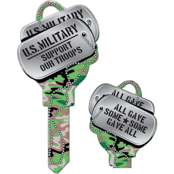 Lucky Line Dog Tags Design Decorative House Key, SC1 B141S Pack of 5