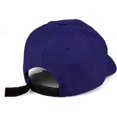 thumbnail image 4 of Daxton Premium Mid Profile Hat Semi Curved Visor Navy Cap White Black Gothic Embroidered, Number 7, 4 of 4