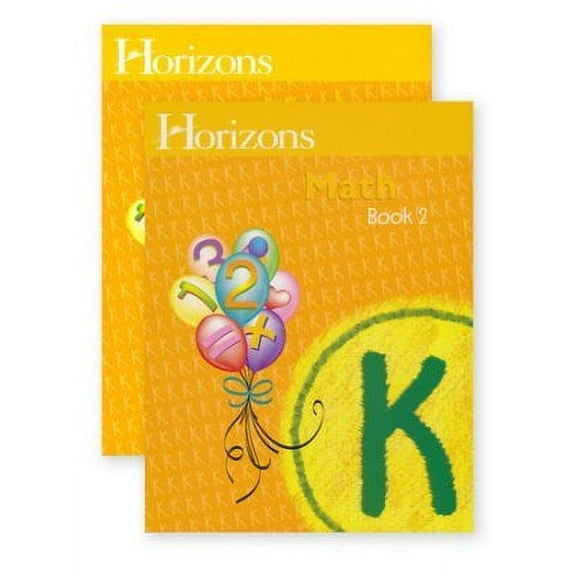 Horizons Math Kindergarten Student Books 1 & 2