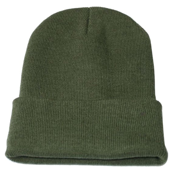 DOPI Unisex Slouchy Knitting Hip Hop Cap Warm Winter Ski Hat Army GreenOne size