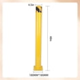 thumbnail image 2 of 48Inx4.5In Safety Bollard,  Roadside Barricade,  Safety Post Parking Barrier For Alert The Driver,  Stable Base, High Visibility, 4Pack, 2 of 7