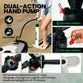 thumbnail image 2 of Santasup Inflatable Paddle Board, Black White Stand Up Paddle Boards for Adults, Sup Board for Fishing, Wide Stance for All Levels, Sup Accessories with Double Action Pump, 2 of 7