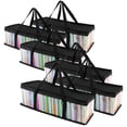 thumbnail image 1 of Bolsas de almacenamiento de CD Stock Your Home de PVC transparente (paquete de 6), 1 of 6