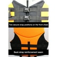 thumbnail image 4 of Adult Universal Life Vest,Drifting Snorkeling Buoyancy Suit For Adults, Great for Boating,Fishing,Tubing,&Other Water(Orange L), 4 of 17