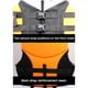 thumbnail image 4 of Chalecos salvavidas para adultos, chaleco salvavidas de neopreno, deportes acuáticos para canotaje, kayak (naranja XL), 4 of 9
