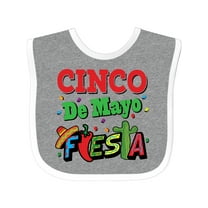 Inktastic Cinco De Mayo Fiesta Party Boys or Girls Baby Bib