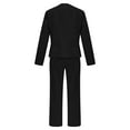 thumbnail image 5 of Xingpeng Women's Wide Leg Pants Suit Set 2026 Fall Business Casual Blazer and Trousers with Pockets Two Piece Black M, 5 of 9