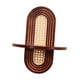 thumbnail image 5 of Estante de madera con arco para decoración del hogar, estante colgante artístico bohemio para pared, estante flotante para Marrón, 5 of 9