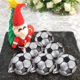 thumbnail image 3 of 6 uds adornos de bolas de Navidad-Bolas decorativas de deportes de fútbol de Navidad inastillables de primera calidad, bolas decorativas con lazo para colgar, 3 of 5