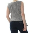 thumbnail image 4 of MAX STUDIO $88 Womens New 1211 Gray Cropped Side-tie Sleeveless Sweater XL B+B, 4 of 4