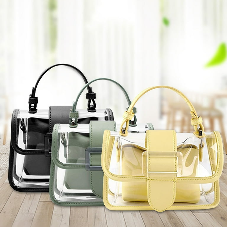 Clear Purses for Women Clear Crossbody Bags PVC Transparent Tote