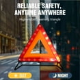 thumbnail image 3 of Road Triangle DOT Approved, Reflector Warning Safety Triangles Kit for Vehicles, Roadside Emergency Triangles 3 pack, 3 of 7