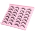 thumbnail image 4 of Wispy Lashes 12mm False Eyelashes Natural Look Short Faux Mink Eyelashes Wispies Ripple Strip Lashes Pack, 14 Pairs, 4 of 10