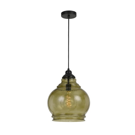 

Cal Lighting 60W Rovigo RippLED Glass Pendant (Edison Bulb Not included)