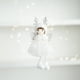 thumbnail image 4 of Hanging Ornaments 2 Pieces Love & Snowflake Angels Christmas Decorations Tree Pendant Creative Gifts (Love & Snowflake Angel), 4 of 5