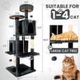 thumbnail image 2 of Arbre à Chat TSCOMON Tour Condo 148,59 cm avec Grotte Rotative pour Chat, 2 of 7