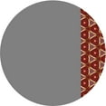 thumbnail image 1 of Ahgly Company Indoor Round Patterned Tomato Sauce Red Area Rugs, 8' Round, 1 of 6