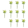 thumbnail image 2 of 10 mini adornos de flores de cristal, flores artificiales, figuras florales para el Día de la Madre, habitación, Acción de Gracias y decoración, 2 of 8