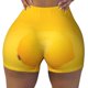 thumbnail image 2 of Fotbe Yellow Lemon Shorts Sin Costuras – Shorts Deportivos de Cintura Alta para Mujer, Elásticos para Gimnasio, Yoga, Running o Ciclismo-Medium, 2 of 8