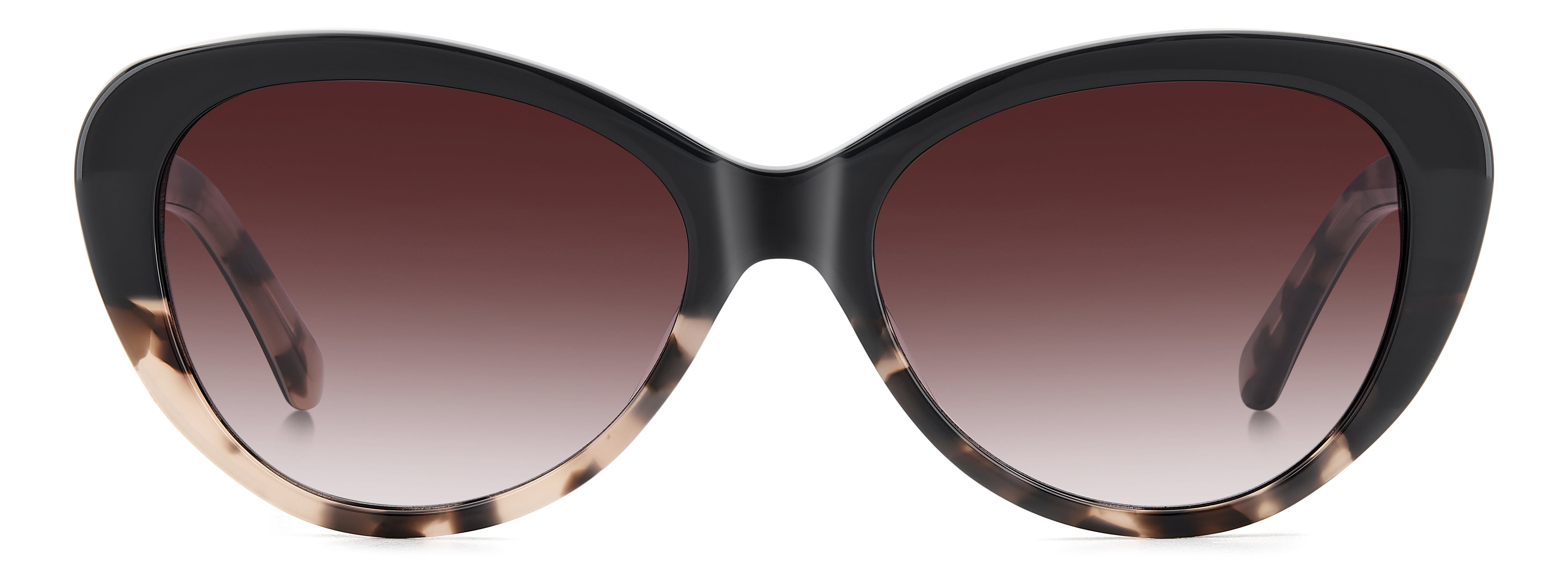 Kate Spade Women's Josi/S Sunglasses w/Case, Black Pink Havana