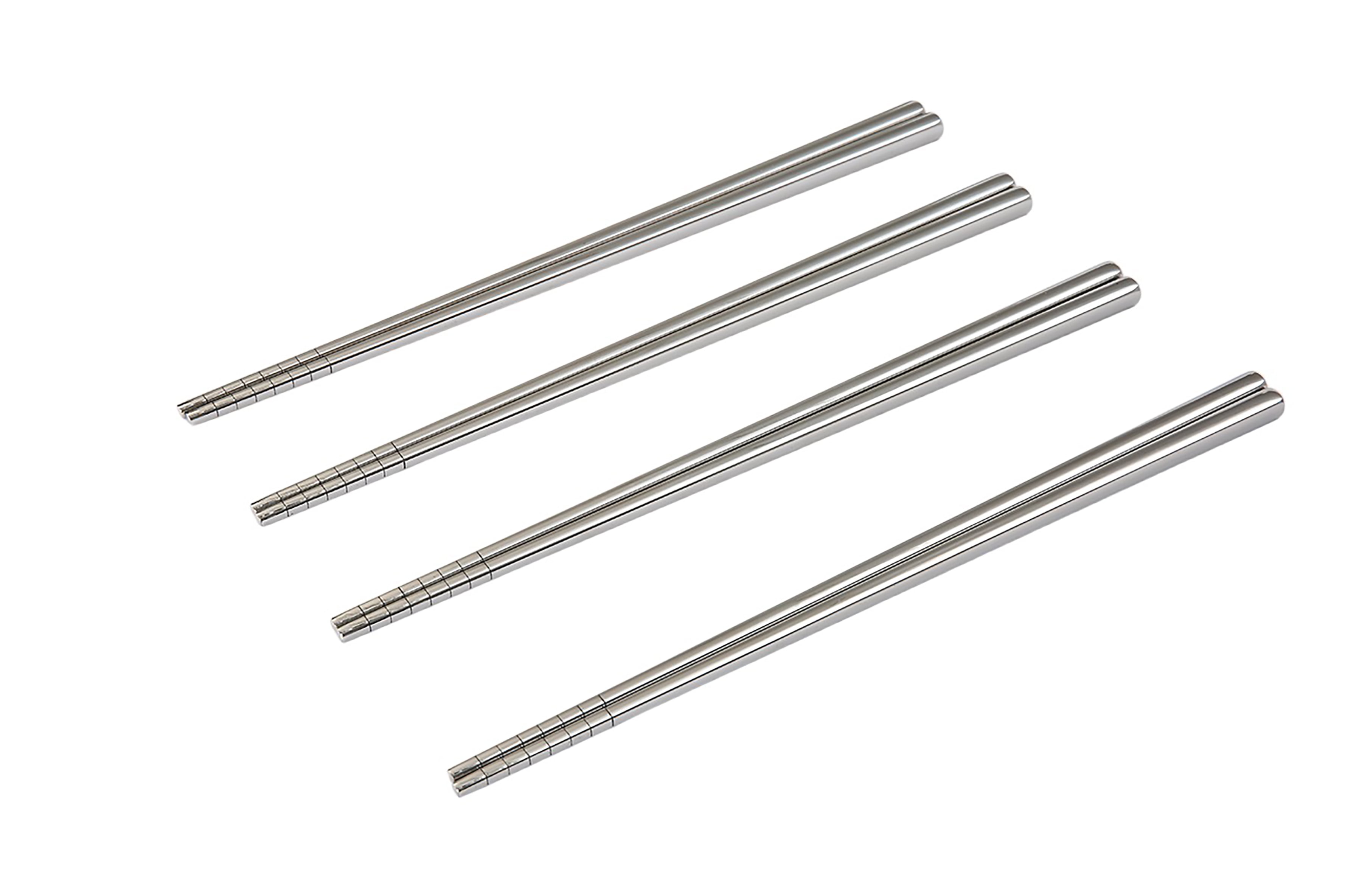 (5 pack) Mainstays Stainless Steel Chopsticks, 4-Pairs
