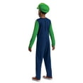 thumbnail image 2 of Unisex Size Large (10-12) Luigi Classic Halloween Child Costume Super Mario Bros., Disguise, 2 of 9