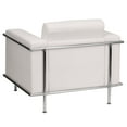 thumbnail image 6 of Flash Furniture HERCULES Lesley Series Contemporary Melrose White LeatherSoft Chair with Encasing Frame, 6 of 7