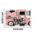 thumbnail image 3 of Table Place Mats Valentine'S Day Pinks Meal Mat Linen Printed Table Mat Home Kitchen Table Insulation Mat Quilted Placemats Square Placemats, 3 of 5