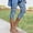 Navy, variant on Capri Leggings for Women Star Printed Pants High Waisted Elastic Waist Yoga Leggings Casual Tights Summer Beach Capri Pants